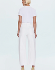 Pistola Beau Seamed Crescent Leg in Paper White