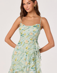 Candace Asymmetrical Ruffle Dress