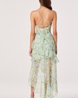 Candace Asymmetrical Ruffle Dress