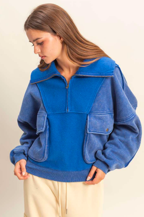 Marissa Mineral Wash Pullover