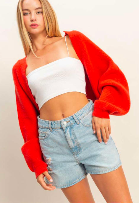 Lila Knit Shrug