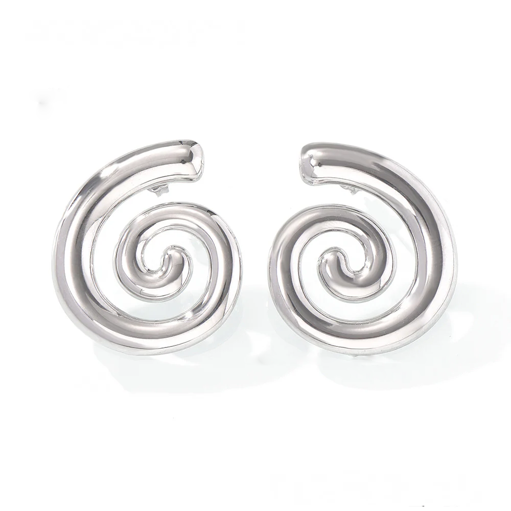 Spiral Studs - Silver