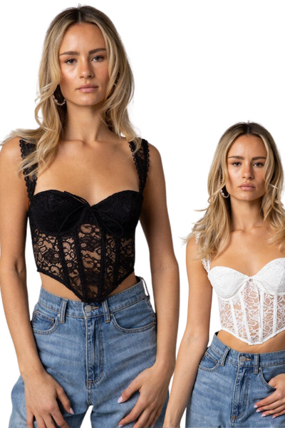 Roni Lace Corset Top – SANITY