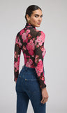 Tyla Floral Mesh Top