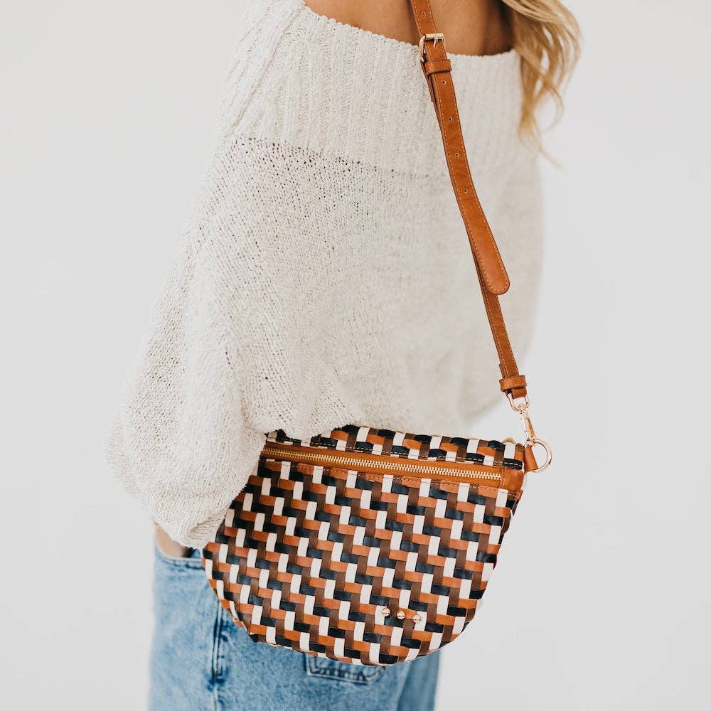 Diagonal Woven Westlyn Bum Bag
