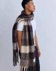 The Reykjavik Scarf Brown Check