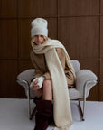 The Reykjavik Scarf Pebble Beige