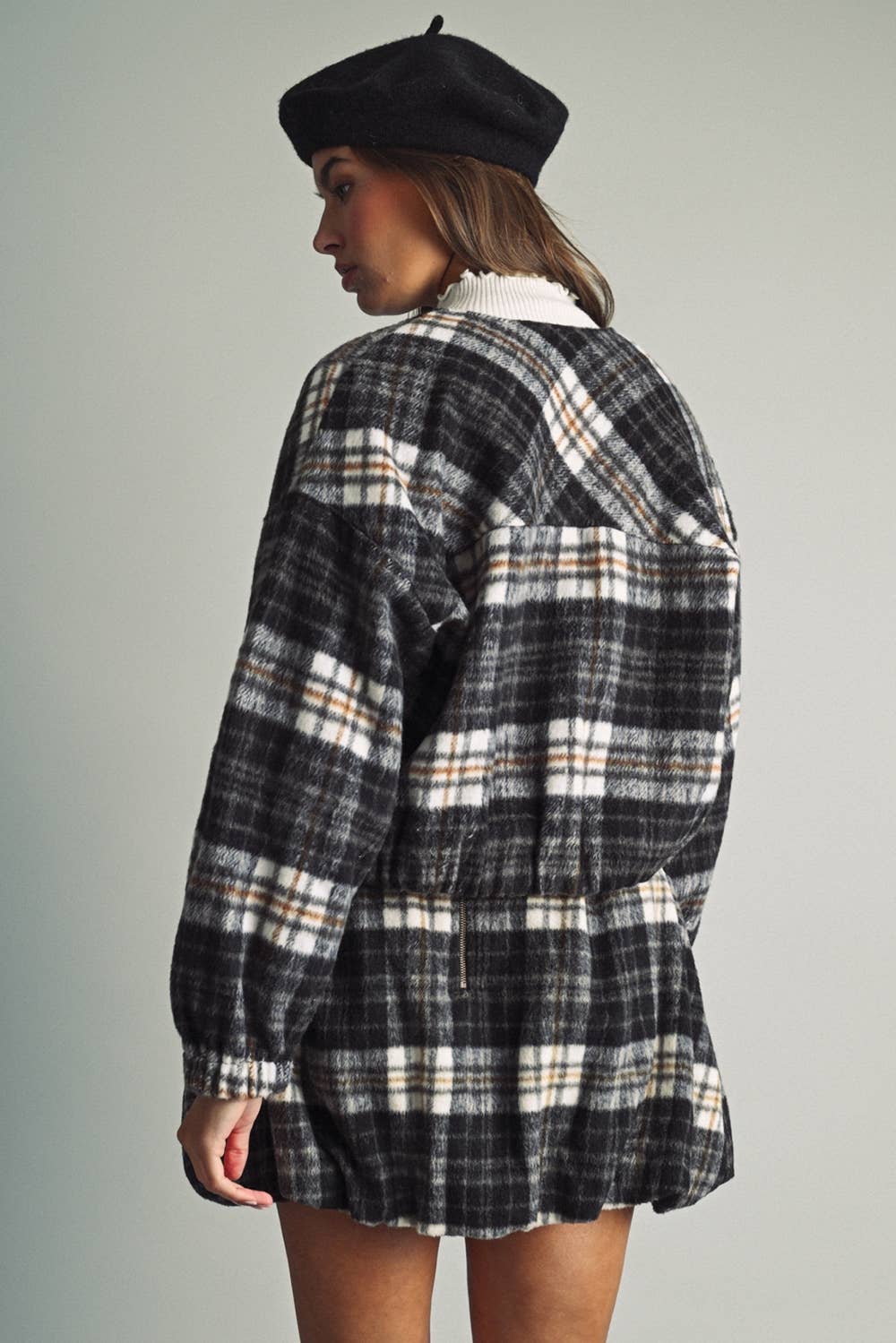 Odette Plaid Jacket