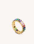 Gold Rainbow Shimmer Ring- Waterproof