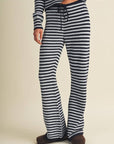 Striped Relaxed Pants with Drawstring Waist