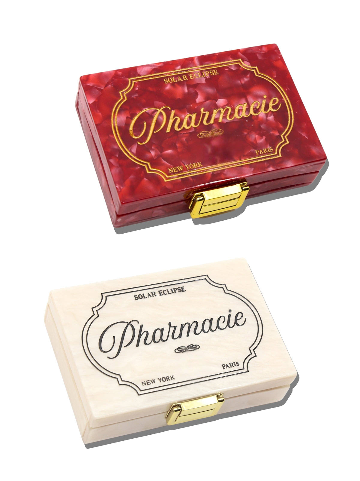 Hand-painted Pharmacie Daily Ritual Pill Case