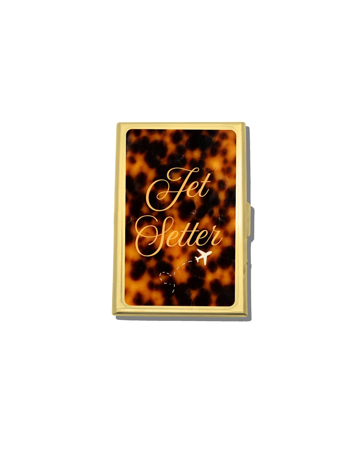 Hand-painted Jet-Setter Vintage Cigarette Wallet
