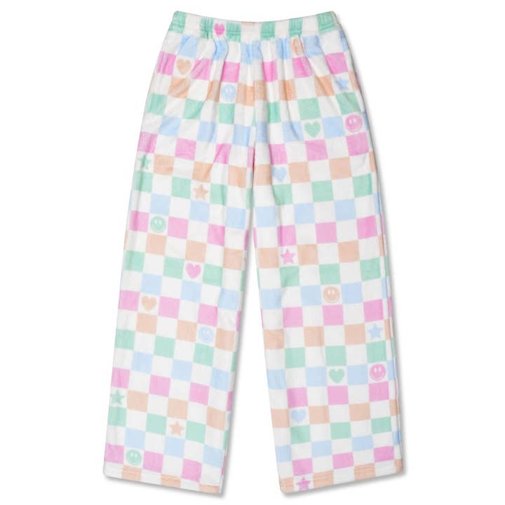 Pretty Smile Check Plush Pants
