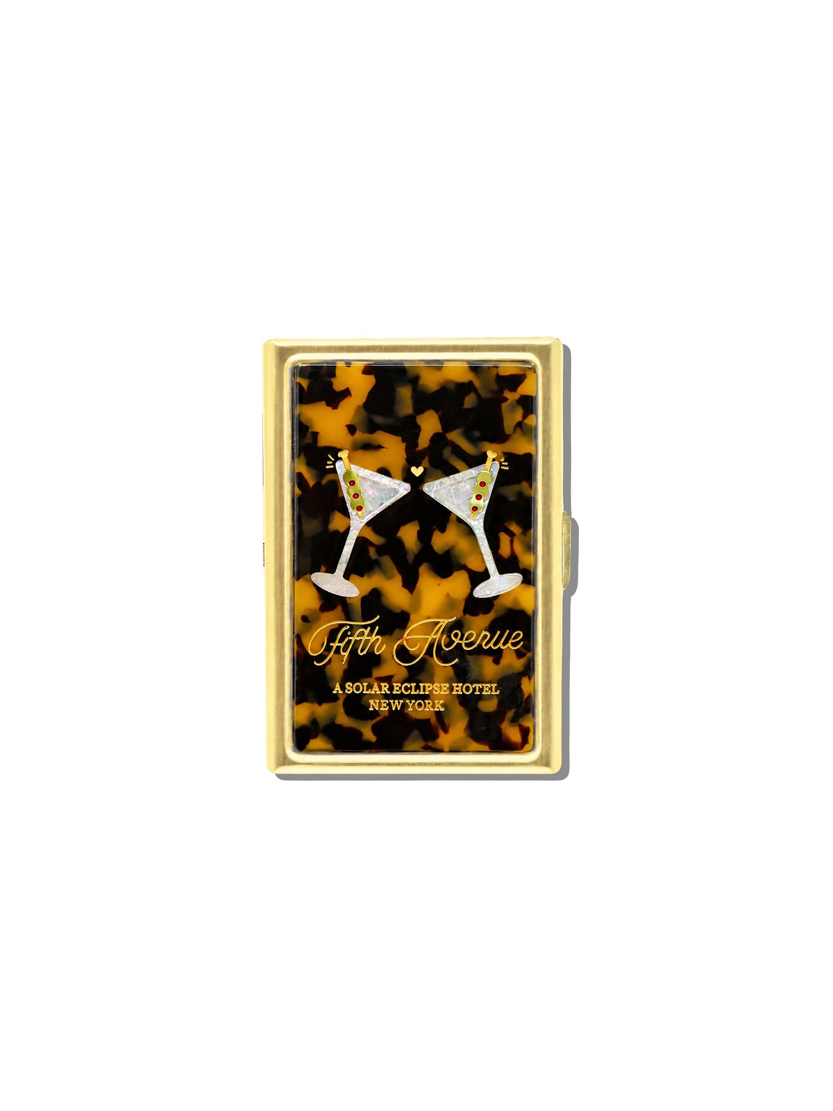 Hand-painted Fifth Avenue Vintage Cigarette Wallet