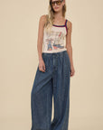 Mary Wide Leg Denim Pants
