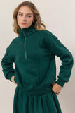 Mara Collared Sweatshirt