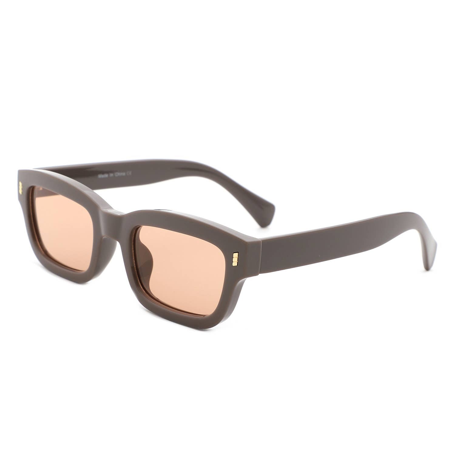 Rectangular Fashion Bold Vintage Inspired Sunglasses