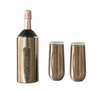 Champagne Gift Sets with Glass Lined Flutes