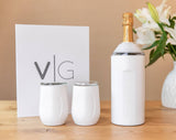 Wine Gift Sets with Glass Lined Wine Glasses