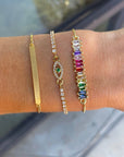 Krissy Gold Slider Bracelets