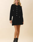 Georgie Pearl Button Front Jacket