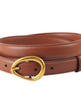 Asymmetrical Buckle Belt