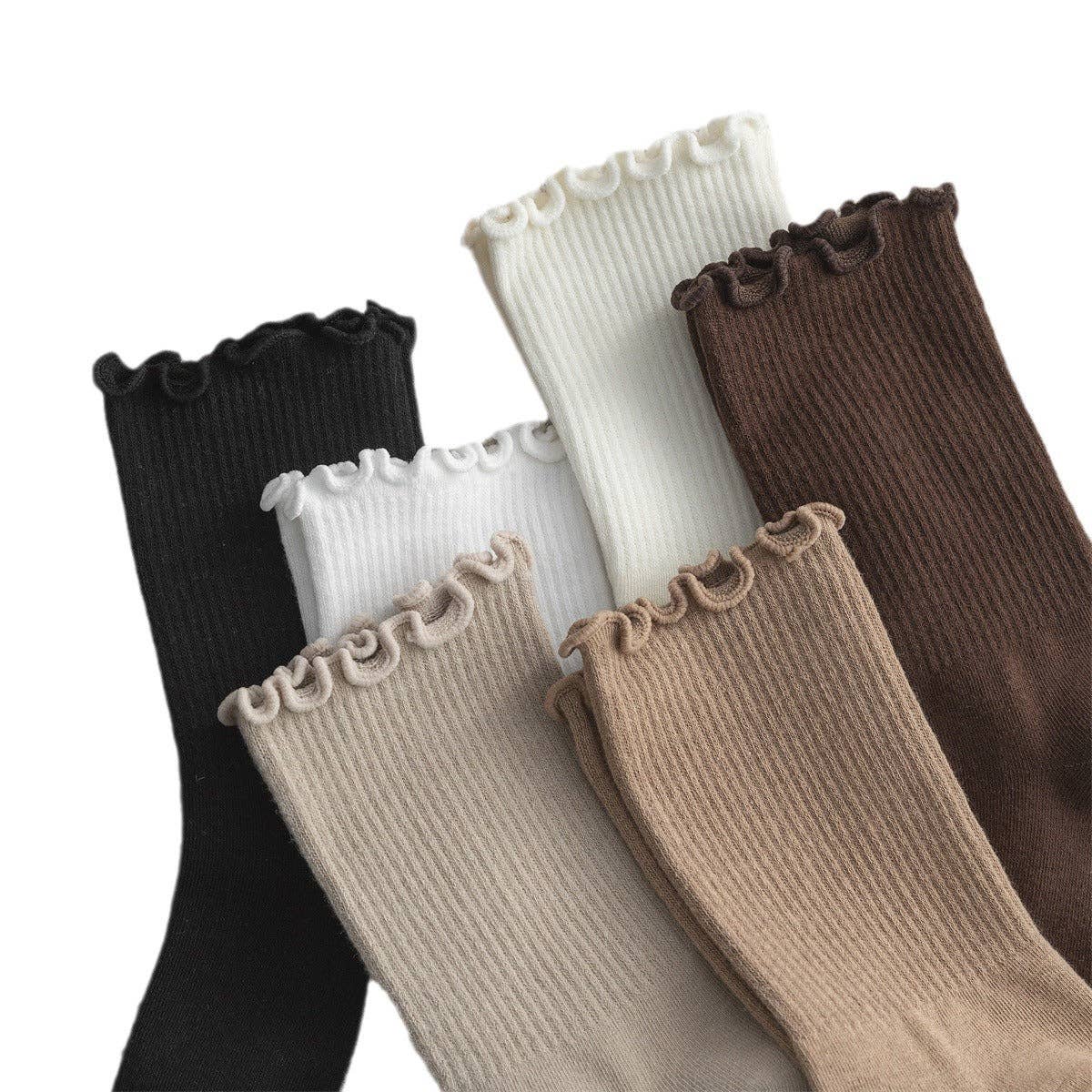 Flounce Ruffled Socks