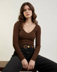 Narrow Leather Braided Belt