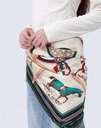 Equestrian Silk-Style Bandana – Multi-Style Horse Designs