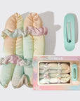Holiday XL Satin Heatless Styling & Flat Lay Claw 4pc Set