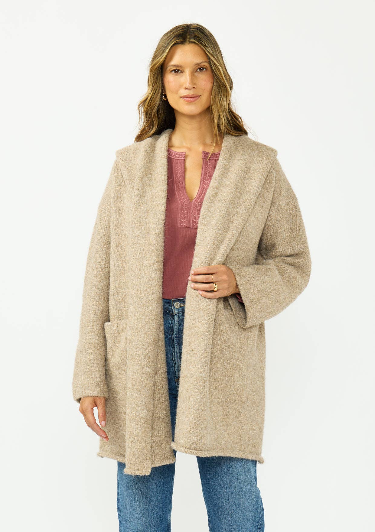 Jaymie Open Cardigan
