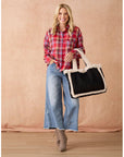 Laila Faux Fur Tote