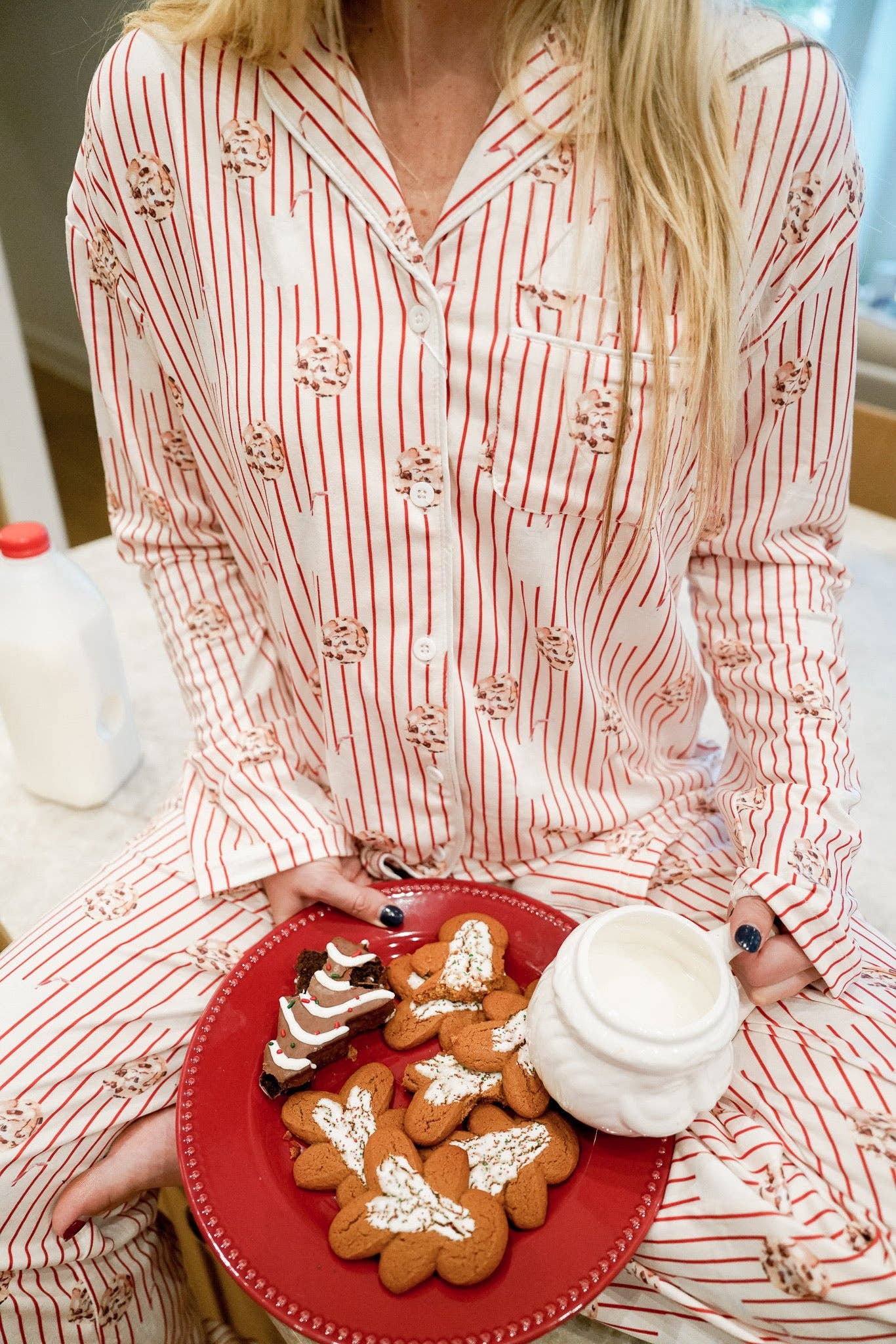 Milk &amp; Cookies Pajama Set