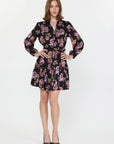 Floral Button Down Mini Dress