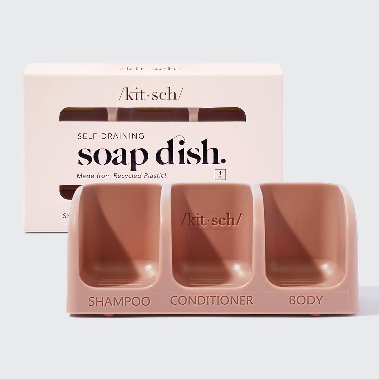 Self-draining Soap Dish - Terracotta - sanitystyle