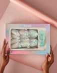 Holiday XL Satin Heatless Styling & Flat Lay Claw 4pc Set