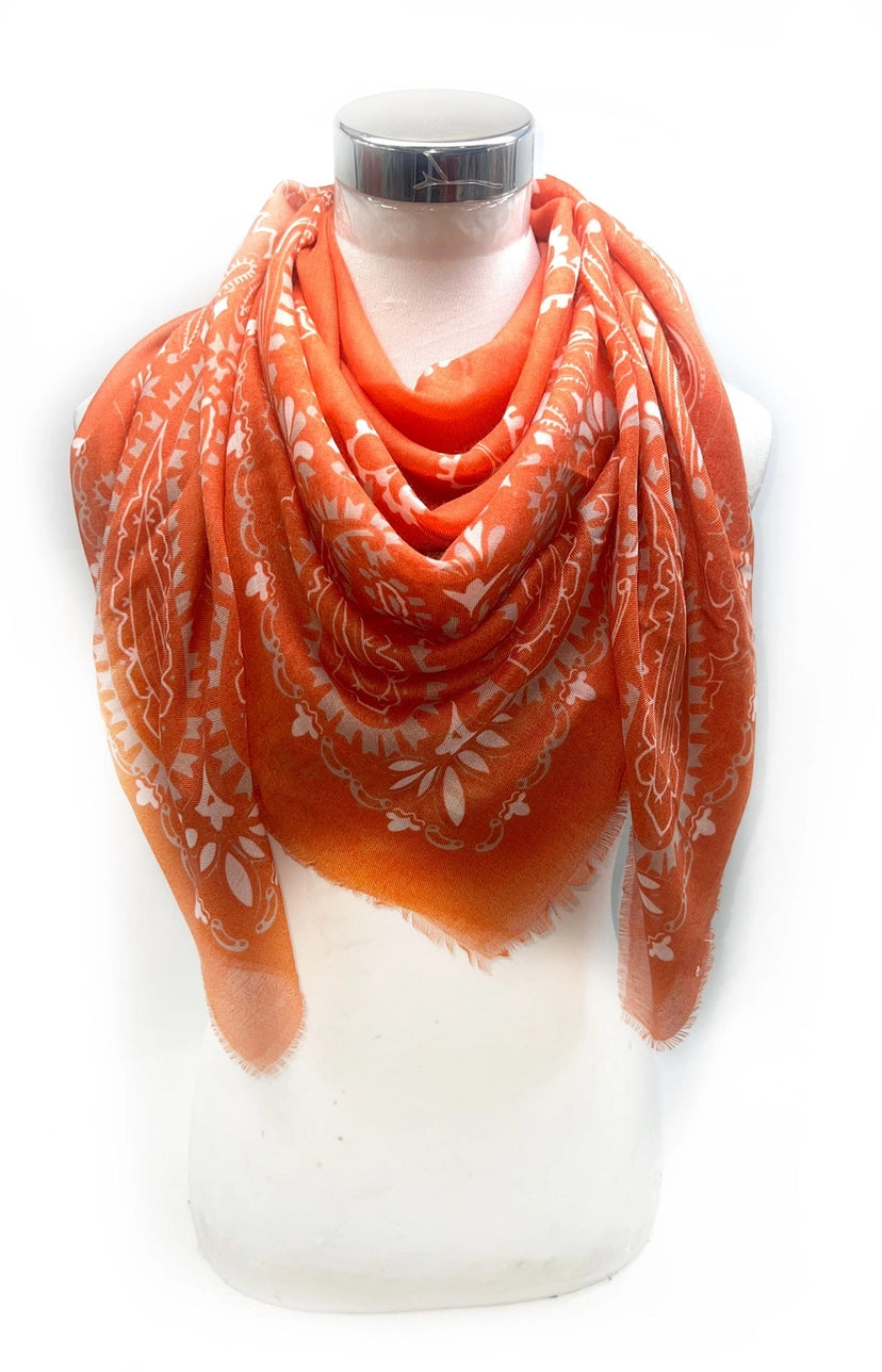 Large Bandana Print Scarf - sanitystyle