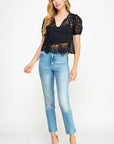 Sylvie Crochet Lace Blouse