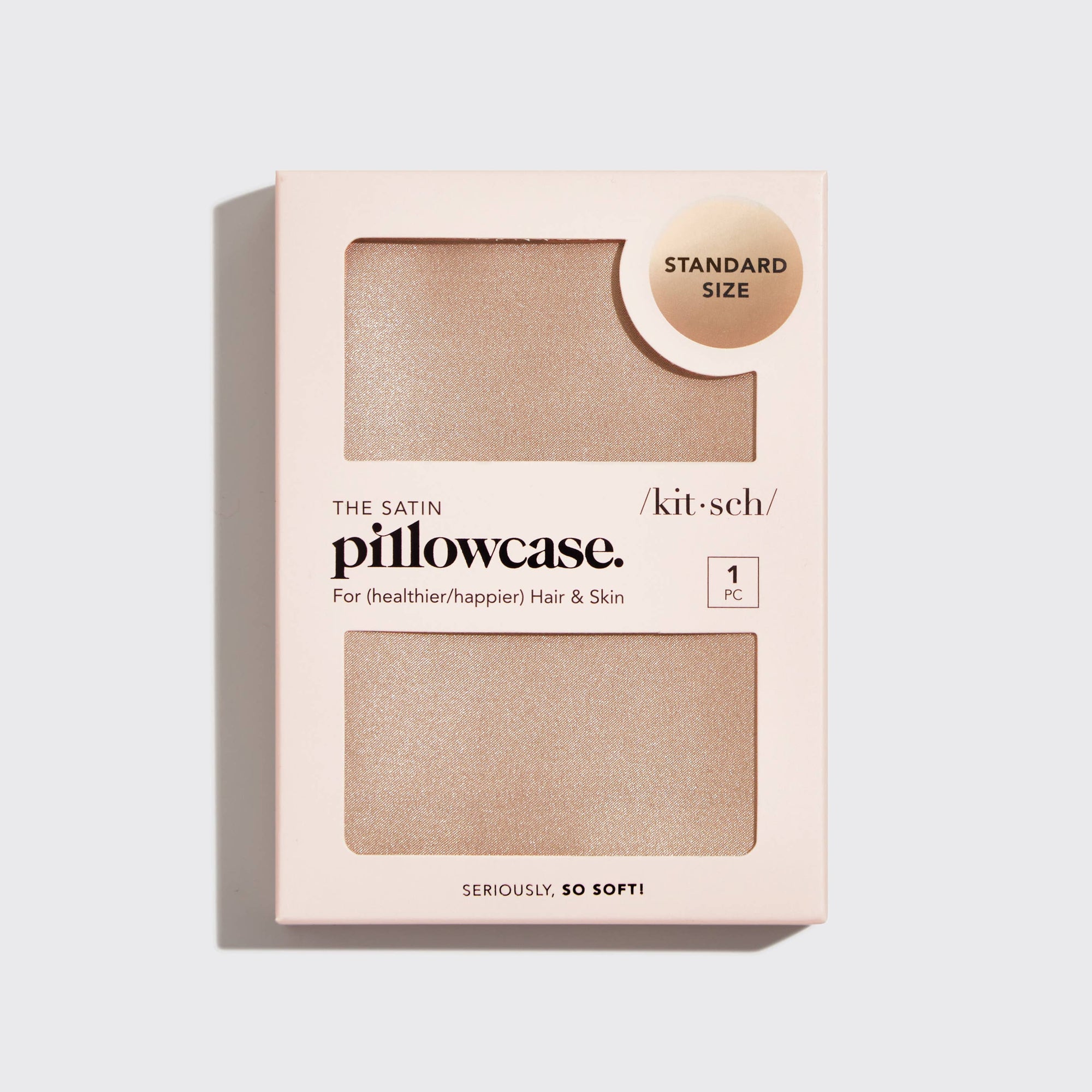 Satin Pillowcase Standard - Champagne - sanitystyle