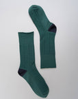 Scalloped Edge Socks - Retro Colors