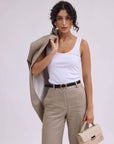 Asymmetrical Buckle Belt