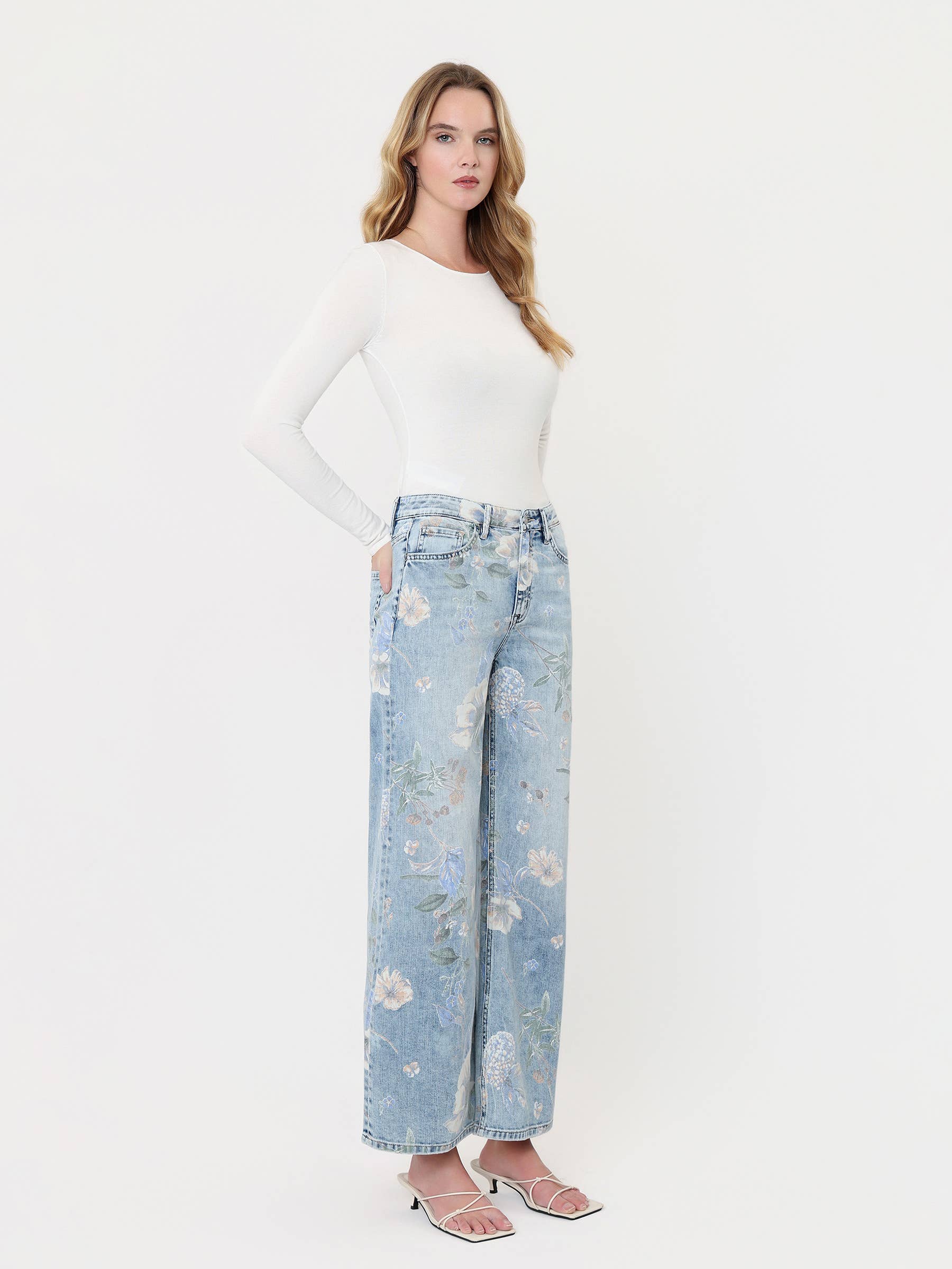 Poppy Floral High Rise