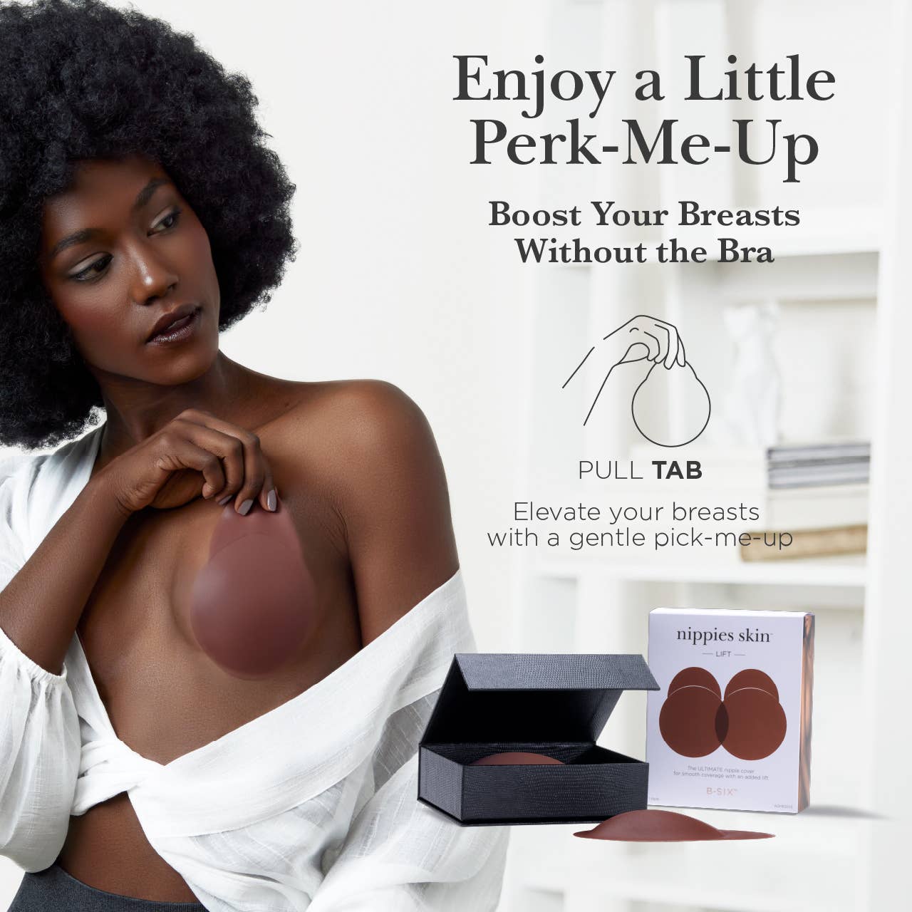 Nippies Skin Adhesive Nipple Covers with Lifting Tab