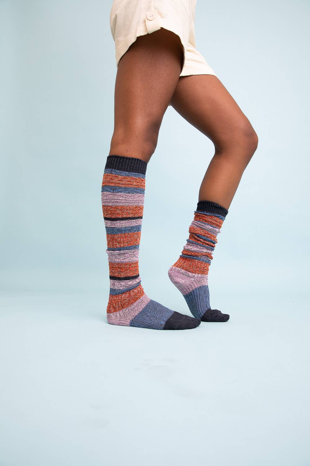 Boho Stripe Boot Socks - Perfect Fall Gift