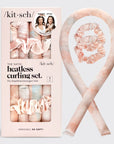 Satin Heatless Curling Set - Sunset Tie Dye