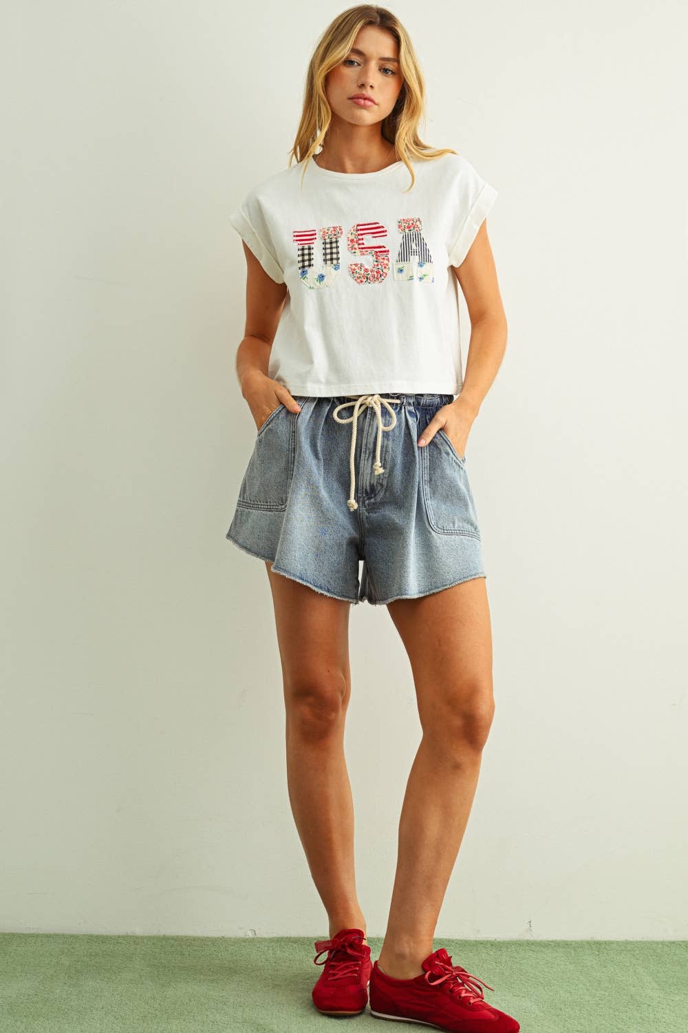 Presley USA Patchwork Tee
