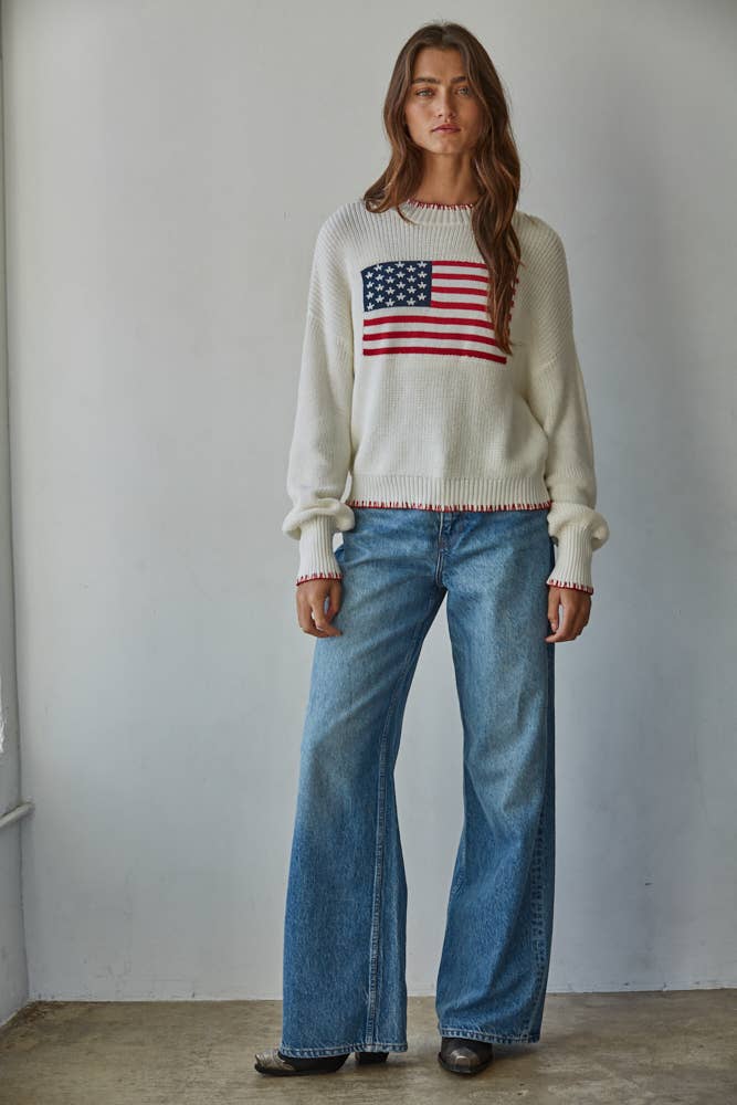 Freedom Flag Sweater