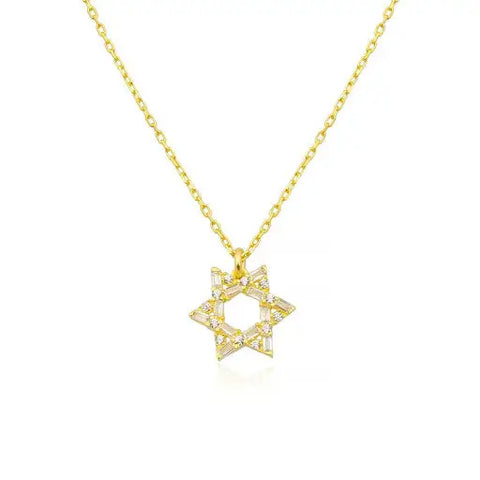 Star of David Necklace (Water Resistant)