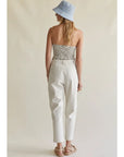 Marcello Linen Pleated Pant