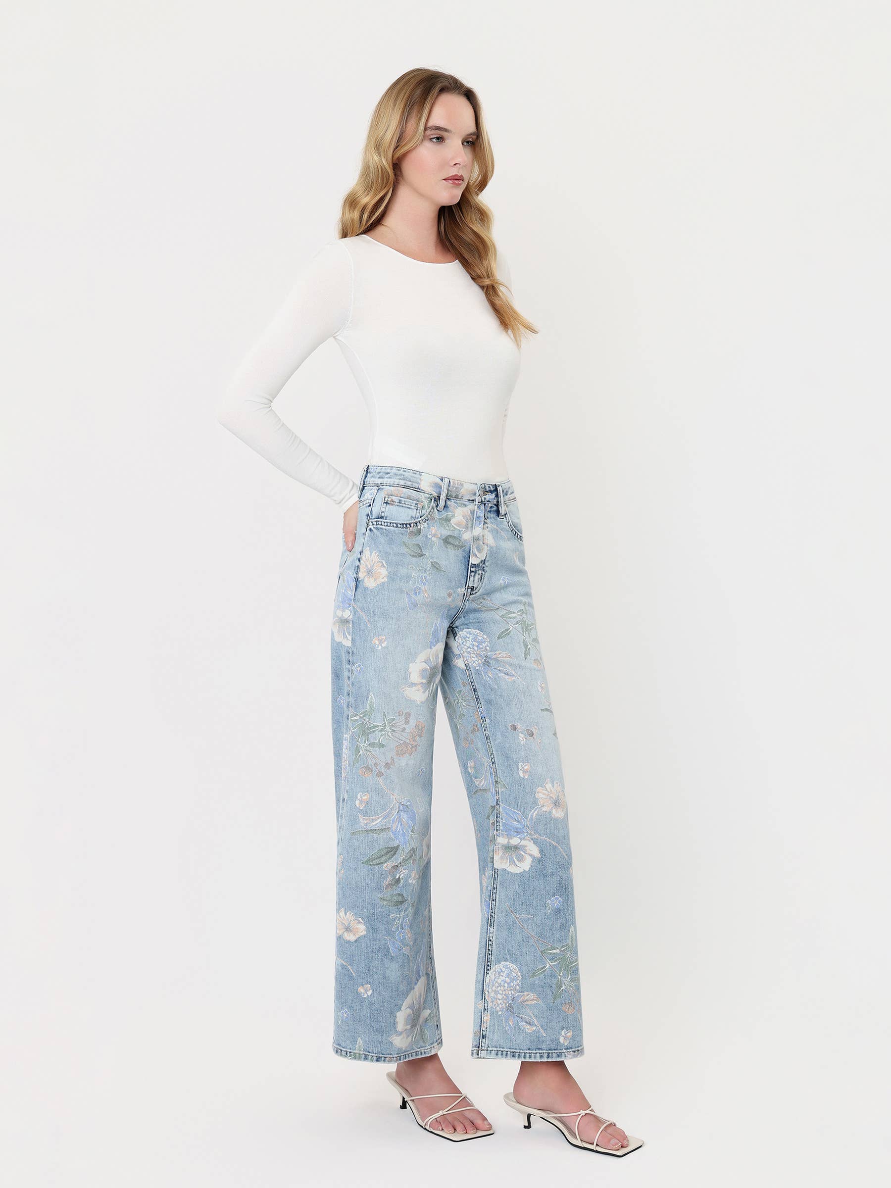 Poppy Floral High Rise